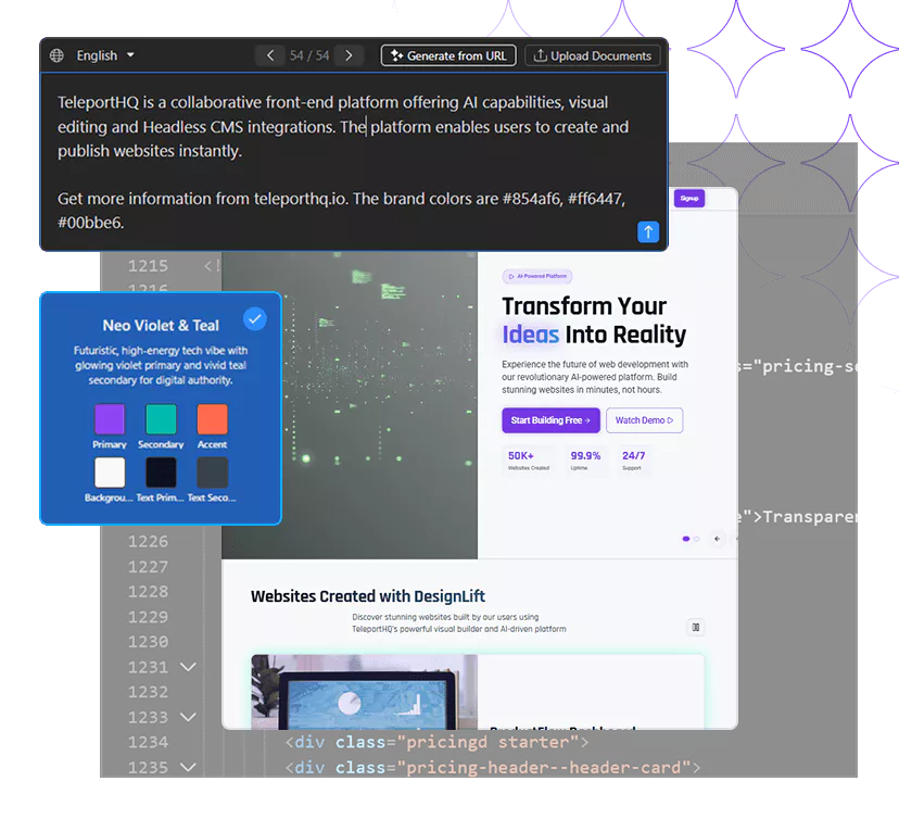 Generate real code image